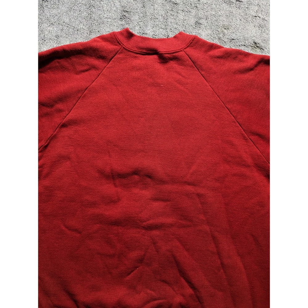 Vintage Jerzees Sweatshirt Women's Size Large Red Made In USA Scottish Terrier - Picture 8 of 9